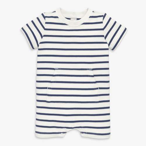 Baby sweatshort shortie in stripe | Primary.com