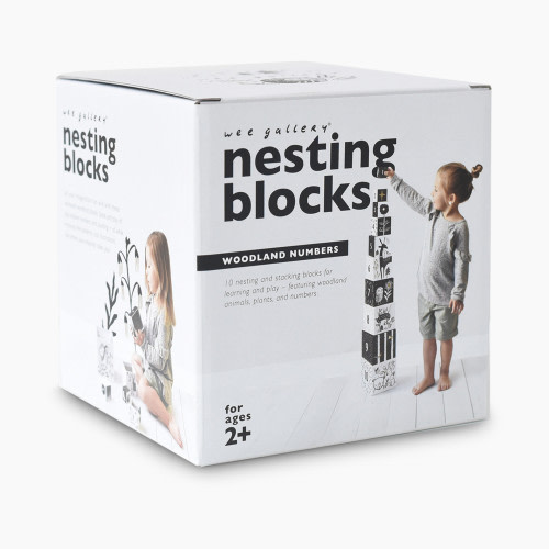 Wee Gallery Nesting Blocks - Woodland Number