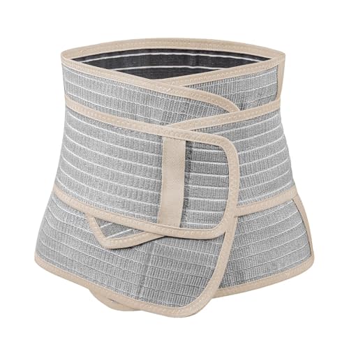 haakaa Postpartum Belly Band, Support Back & Abdomen, Help Natural Delivery & C Section Recovery,Natural Latex,One Size