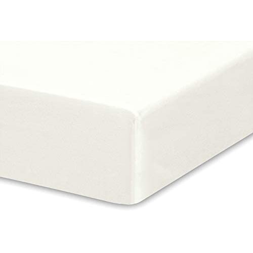 Pure Bamboo Sheets - Bamboo Crib Fitted Sheet (52"x28"x6") for Girls and Boys - 100% Organic Bamboo, Luxuriously Soft, Hypoallergenic, Cooling, Fits Standard Size Crib Mattress (Ivory)