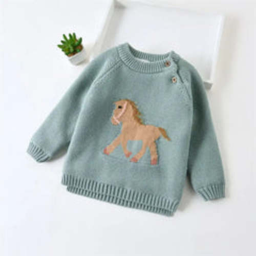 gwenny horse sweater (seafoam) – Bridle Up Hope Shop