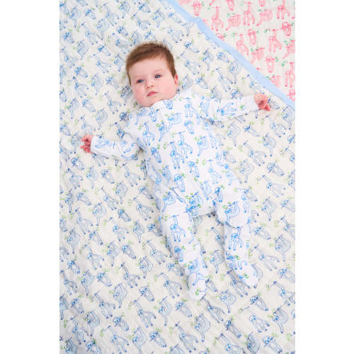 Infant Sleepy Sloth Zipper Footie