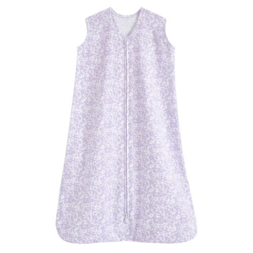 Aster Flowers Cotton Wearable Baby Blanket L | HALO