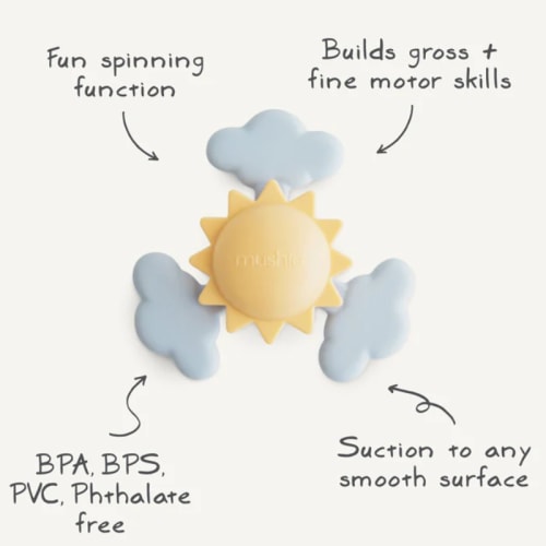 Silicone Suction Spinner Toys | Snuggle Bugz | Canada's Baby Store