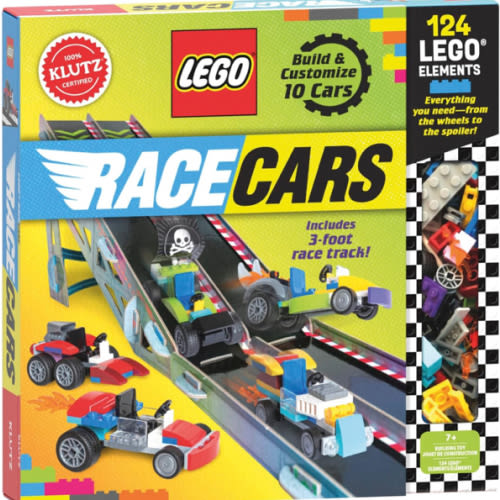 KLUTZ Lego Race Cars STEM Activity Kit, Small