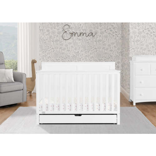 Logan 6-in-1 Convertible Crib with Underdrawer | Delta Children