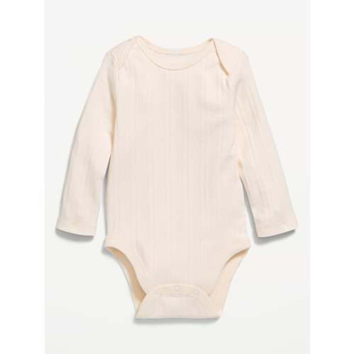 Long-Sleeve Ribbed Bodysuit for Baby