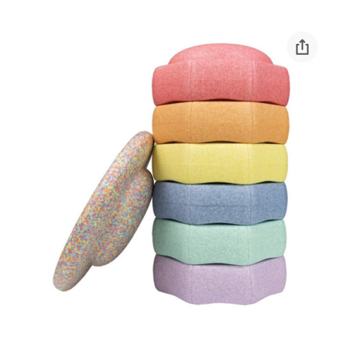 StepPebbles and FREE Balance Board | Pastel
