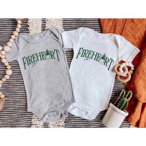 Fireheart Throne of Glass Baby Onesie: Bookish Infant Clothing