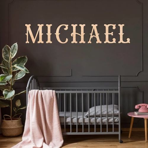 Custom Wood Name Sign, Nursery Decor, Wood Letter, Baby Name Sign（15"-58"）, Wall Art For Girl or Boy Room, Family Name Signs, Choice of Size & Fonts