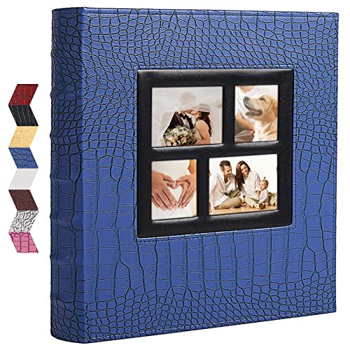 Vienrose Photo Album for 600 4x6 Photos Leather Cover Extra Large Capacity for Wedding Baby Vacation