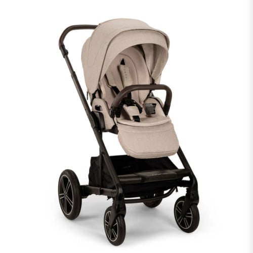 Nuna MIXX Next Stroller w/ Magnetic Buckle - Biscotti