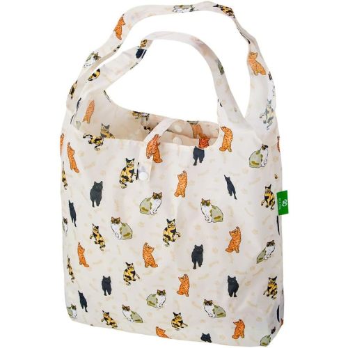 ECO CHIC Foldable Reusable Grocery Bags - Lightweight, Recycled & Reusable Shopping Bag - Waterproof Packable Tote