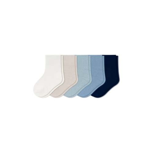 Bamboo Quarter Socks Combo 5-Pack in Cool | Kyte Baby