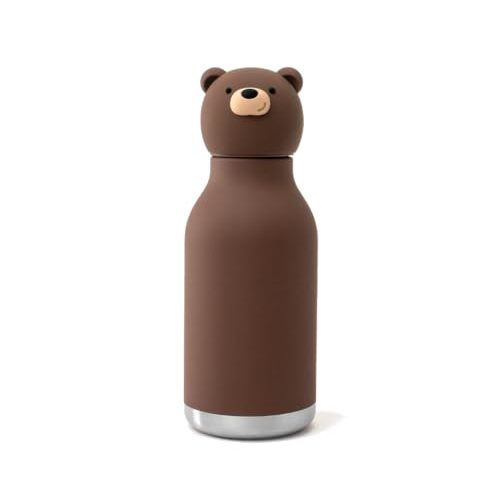 asobu Bestie Water Bottle, Cute Collectible Character, Leak Proof, BPA Free | 16 oz, Stays Cold 24 Hours, Double Wall Vacuum Insulation, Food Grade Stainless Steel, Spill Resistant, Great Gift Idea