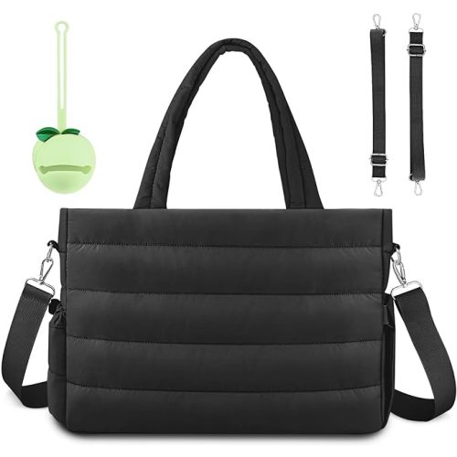 Diaper Bag Tote, Baby Diaper Tote Bags Crossbody Hospital Bag Travel Large Mommy Bag, with Silicone Pacifier Case