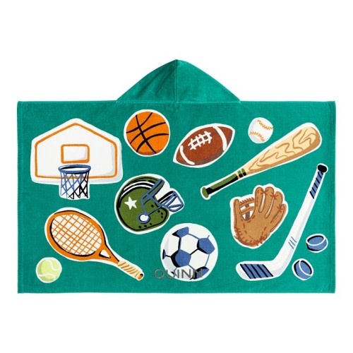 All Star Sport Kid Beach Hooded Towel UPF 50+