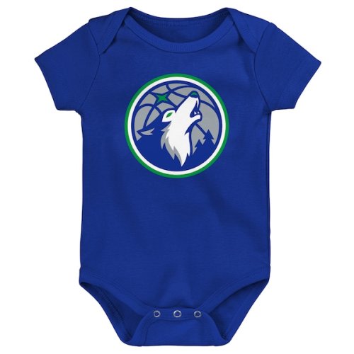 Newborn Minnesota Timberwolves Outerstuff Blue Primary Logo Bodysuit
