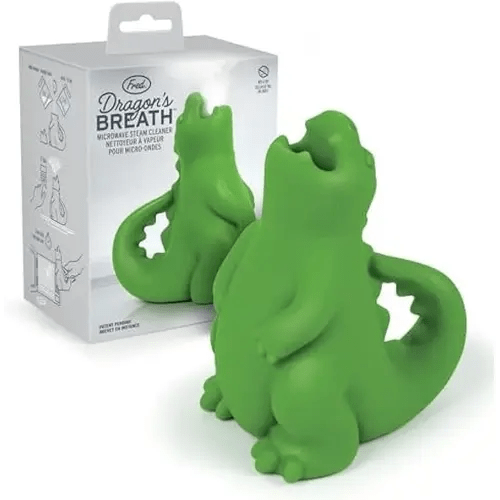 Genuine Fred DRAGON'S BREATH Microwave Steam Cleaner, BPA-Free Silicone Dragon Design, Easy to Use, Reduces Cleaning Time, Dishwasher Safe, Fun and Effective Kitchen Gadget