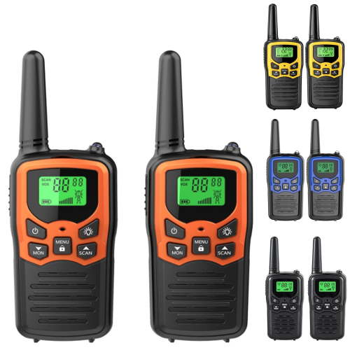 RDYMONKEY, Walkie Talkies, Long Range 2 Pack with LED Flashlight