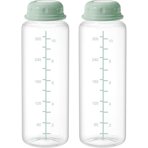Milk Storage Bottle, Compatible with Momcozy Breast Milk Cooler, Also Compatible with Spectra S1 S2, Motif Luna Pumps, 4PCS