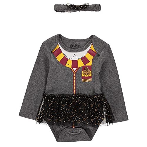 Harry Potter Baby Girl Clothes with One Piece and Leggings or Headband, Baby Outfit, Baby Gift Set