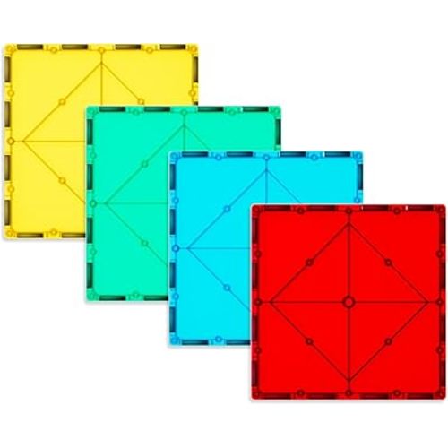 Bmag Magnetic Tiles Large Square, Magnet 3D Building Blocks