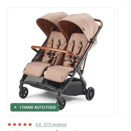Bēbee Twin: Best Folding Double Stroller | Bombi Gear