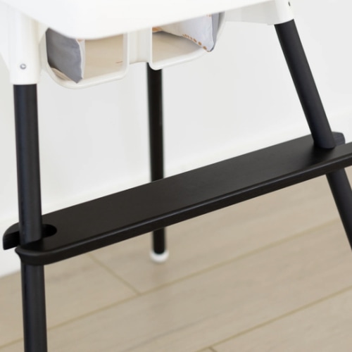 Adjustable Highchair Footrest for IKEA ANTILOP High Chair - Black