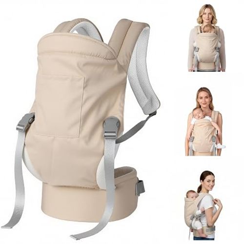 CycleMoreLightweight & Breathable Infant Carrier with 3 Carry Positions, Hip-Healthy M-Shape Seat for 7-35 lbs (Houndstooth) (Dream Wash Denim)