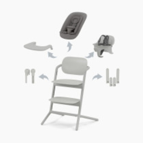 Cybex LEMO 2 High Chair 4-in-1 Set - Suede Grey