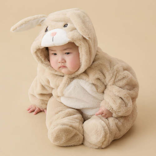 Shop Bunny Faux Fur Pramsuit | MORI US