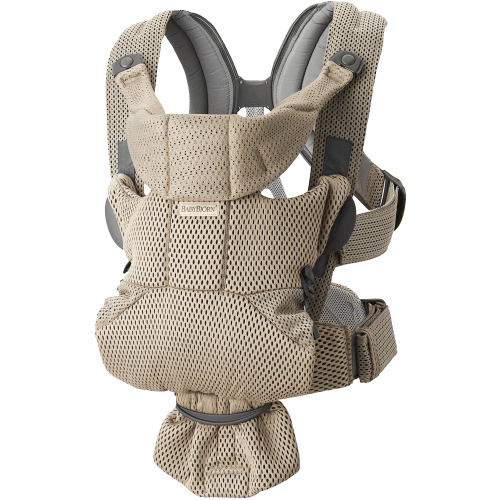 Baby Carrier Free: Gray beige - 3D Mesh