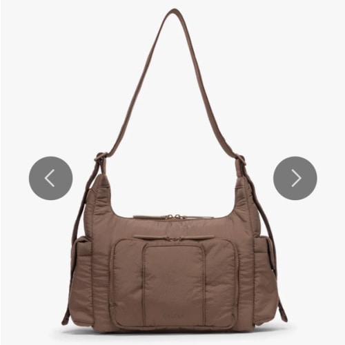Crossbody Diaper Bag - HAZELNUT