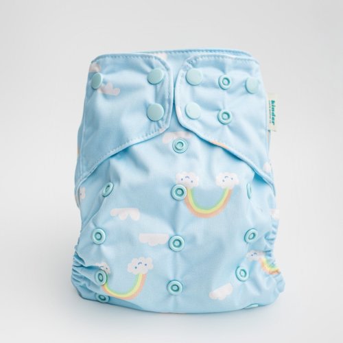 Chasing Rainbows - Essential Pocket Diaper - Sky - One Size