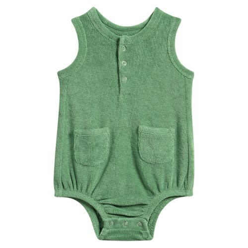 Classic Terry Bubble Romper, 0-3M