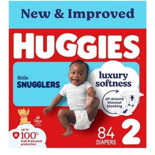 Huggies Little Snugglers Diapers - Size 2 - 84ct
