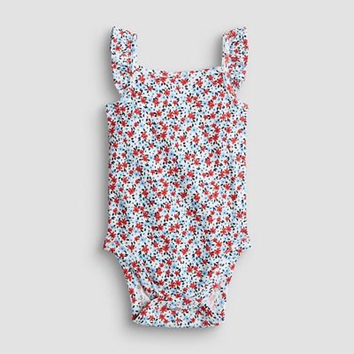 Baby Girl Jumping Beans® Flutter Sleeve Tank Bodysuit