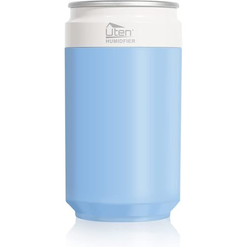 Humidifiers, Humidifier for Bedroom, Can Air Humidifier, Humidifiers for Home and Plants, USB Powered And Battery Powered Portable for Home Office Car Outdoor, 2 Mist Modes, Night Light, Auto-Off