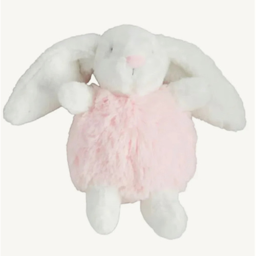 Pink Bunny Pom Pom Rattle - Mud Pie