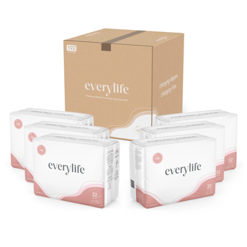 Everylife Diapers | Size NB/1 Combo Pack - One Month’s Supply