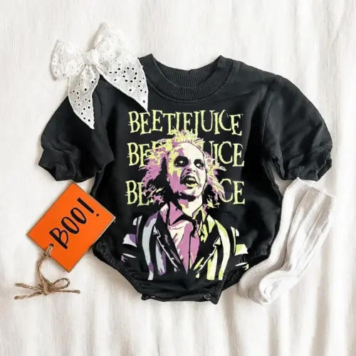 Beetlejuice Romper 6-12 mts