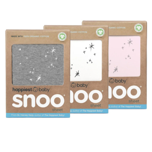 100% Organic Cotton Baby Bassinet Sheets for SNOO