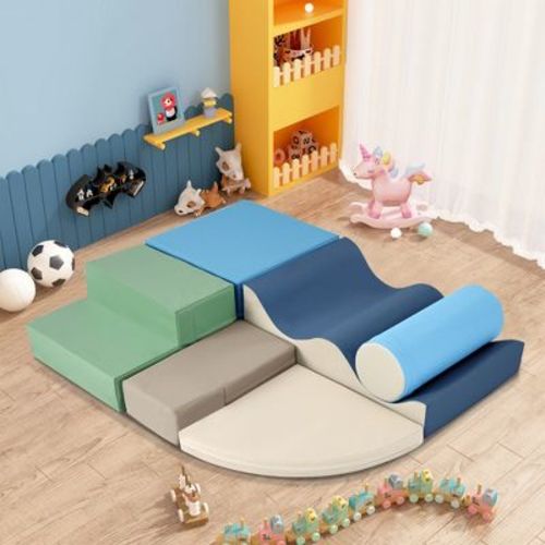 HOMEFUN Soft Climb and Crawl Foam Playset