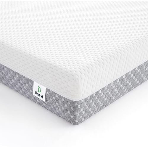 Dourxi Mini Crib Mattress, 38x24x4 Inch Dual-Sided Gel Memory Foam Mattress