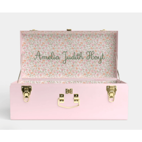 Petite Trunk - Pink - Spring in St. Louis / Embroidery