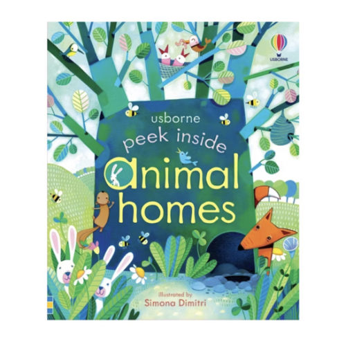 Peep Inside Animal Homes: A Lift-the-Flap Book About Nests, Dens, and Hives for Children (Ages 3-5)