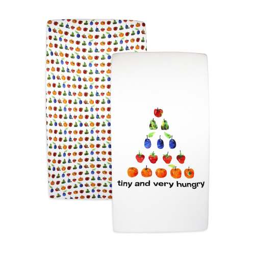 Very Hungry | Organic Crib Sheet 2-Pack – L'ovedbaby