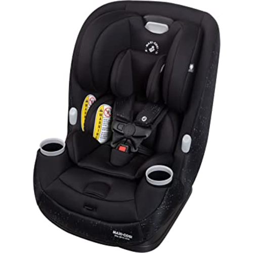 Maxi-Cosi Pria All-in-One Convertible Car Seat, All-in-One Seating System: Rear-Facing, from 4-40 pounds; Forward-Facing to 65 pounds; and up to 100 pounds in Booster Mode, Sonar Black