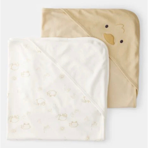 Baby 2-Pack Hooded Towels - Yellow | Carter's